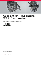 SSP 681 Audi 1.0 ltr. TFSI engine (EA211evo series) - Self-Study Programme
